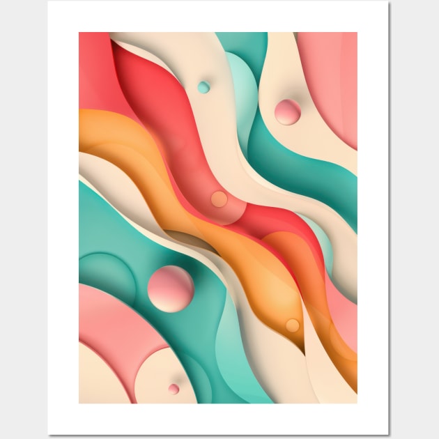 Color Swirl Harmony Wall Art by star trek fanart and more